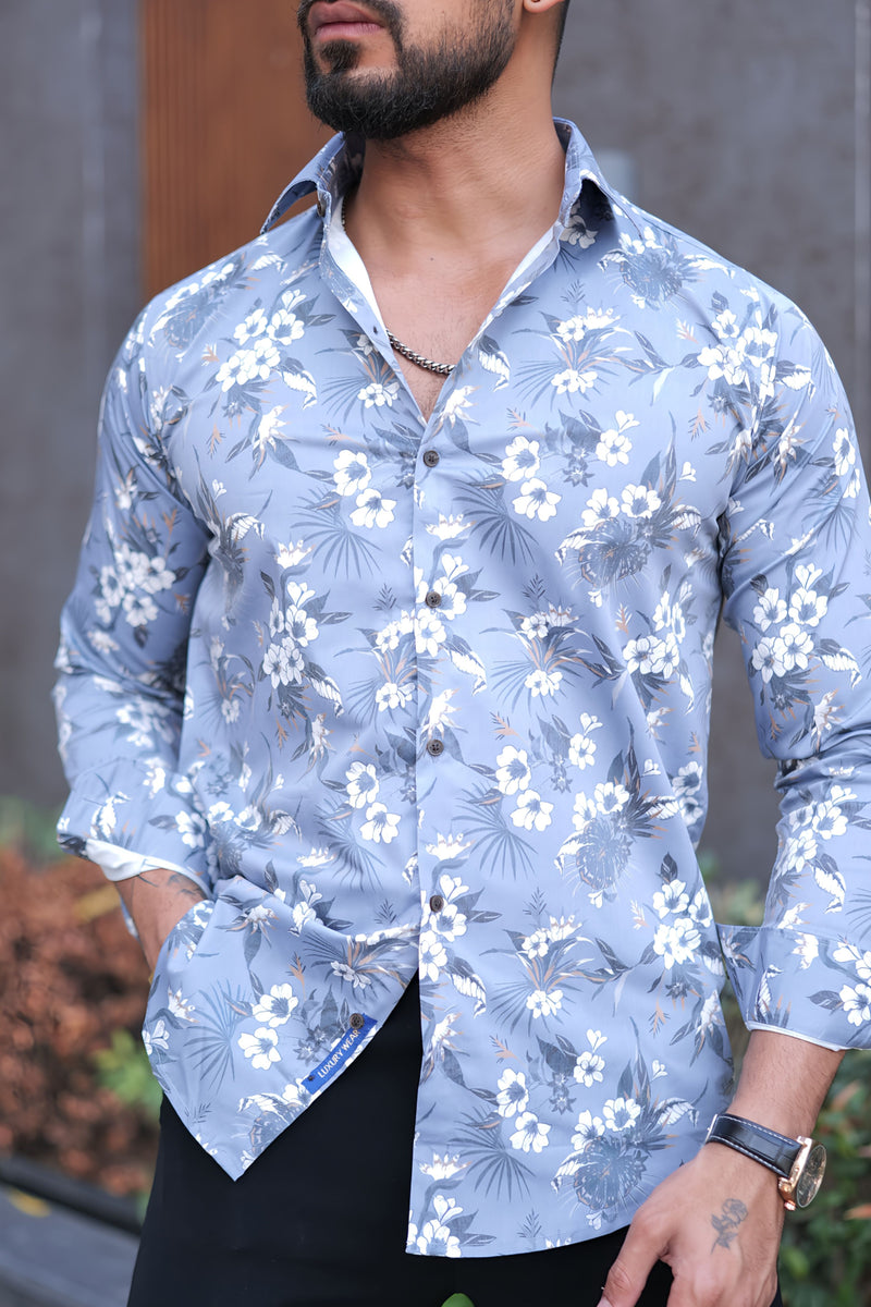 VOZIA Luxe Floral Printed Shirt for Men 1