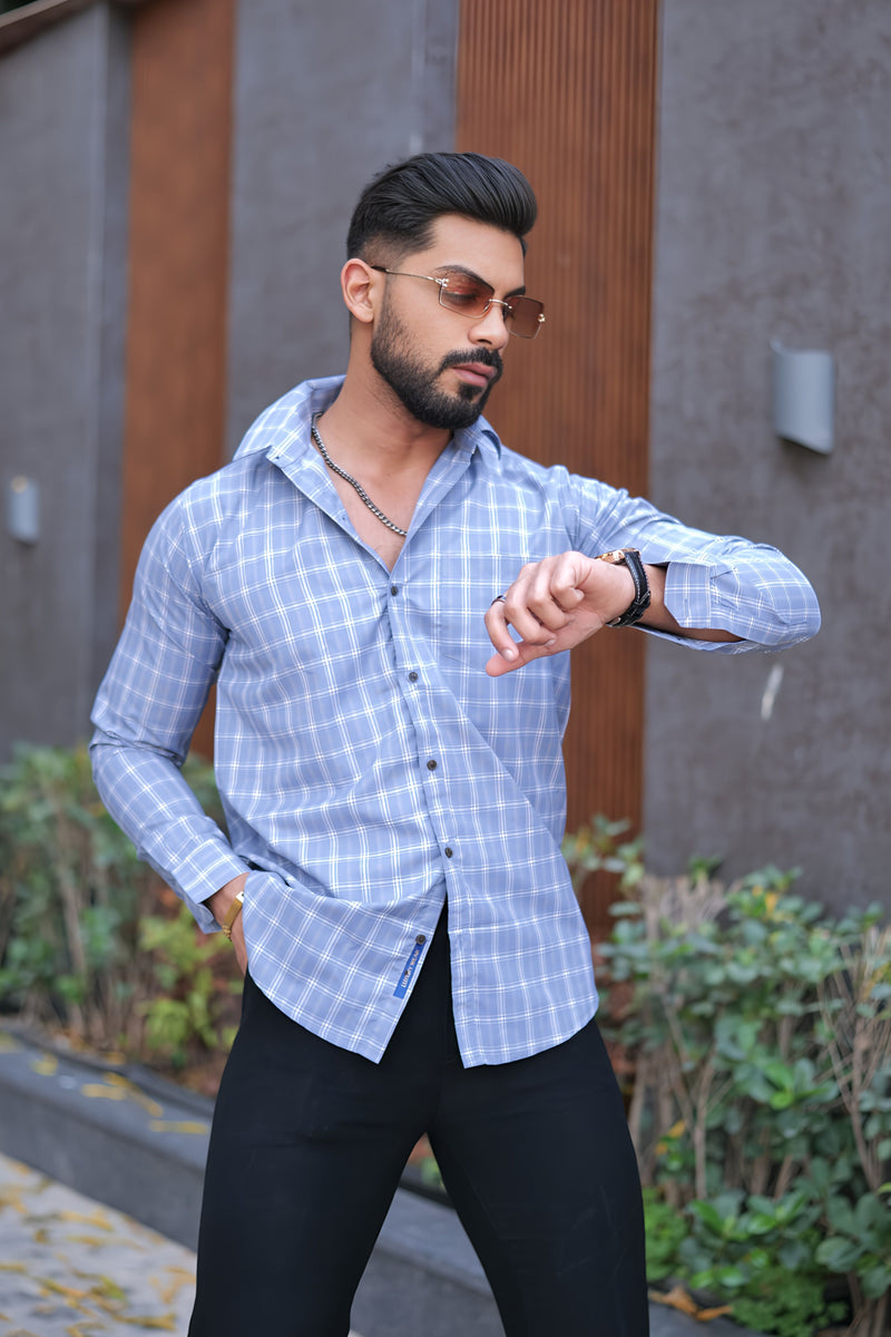 VOZIA Checked Men's Shirt 8