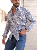 VOZIA Musk Floral Printed Shirt for Men