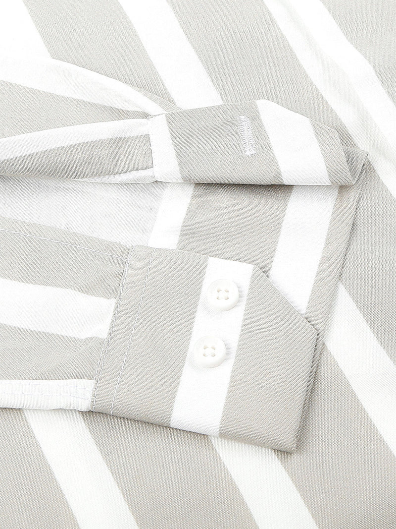 Wolver Striped Cotton Blend Shirt for Men 4