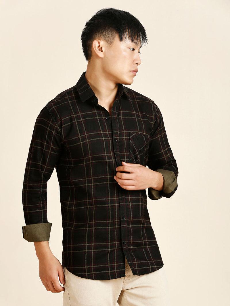 Radiant Checked Cotton Shirt for Men 8