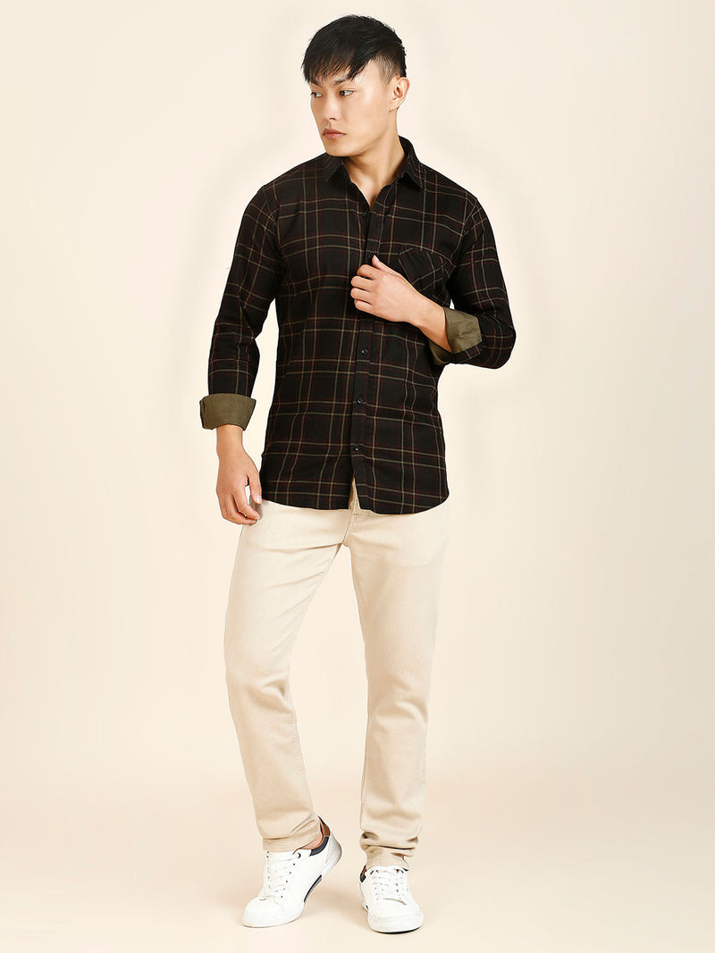 Radiant Checked Cotton Shirt for Men 4