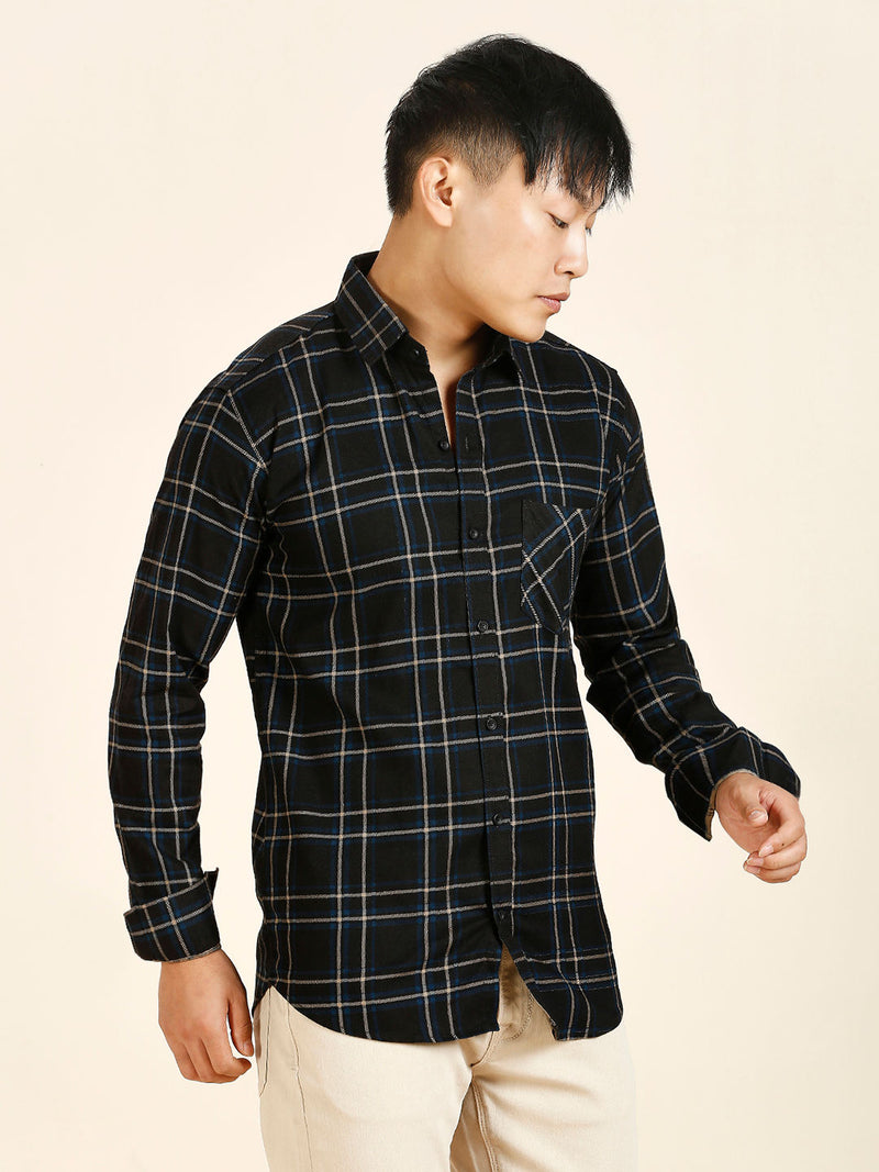 Modern Checked Cotton Shirt for Men 8