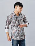 Lyon Cotton Blend Printed Shirt for Men