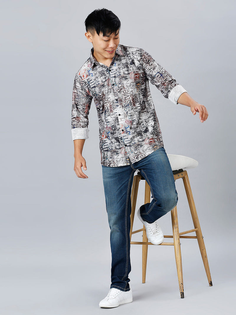 Lyon Cotton Blend Printed Shirt for Men 9