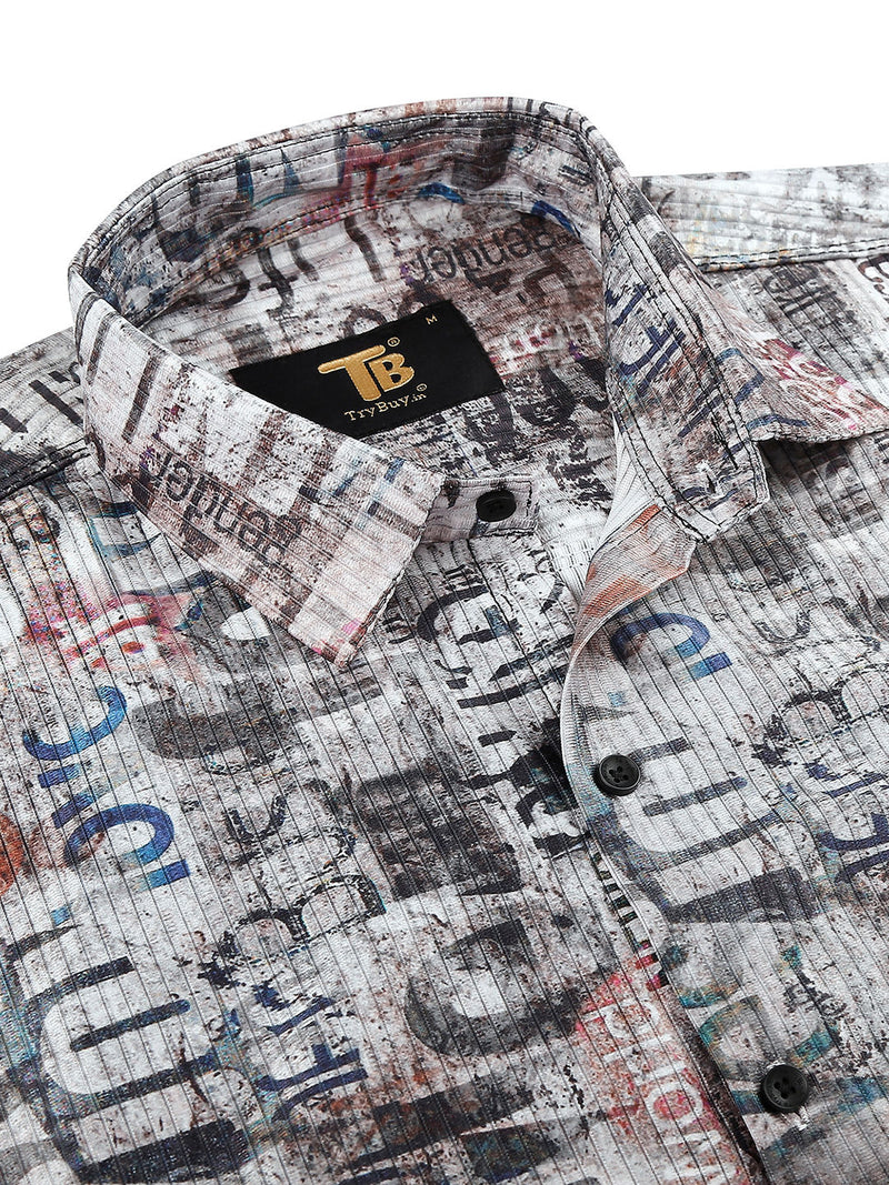 Lyon Cotton Blend Printed Shirt for Men 6