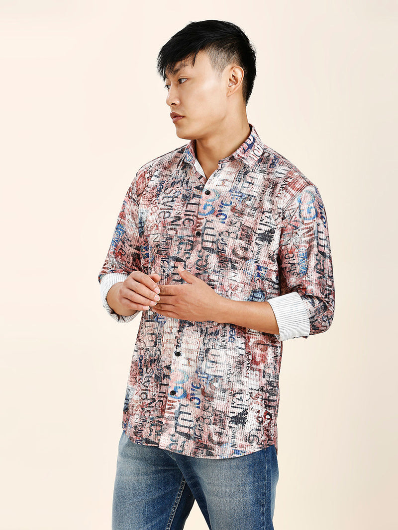 Krakow Cotton Blend Printed Shirt for Men 3