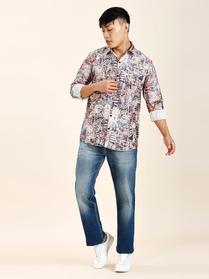 Krakow Cotton Blend Printed Shirt for Men 8