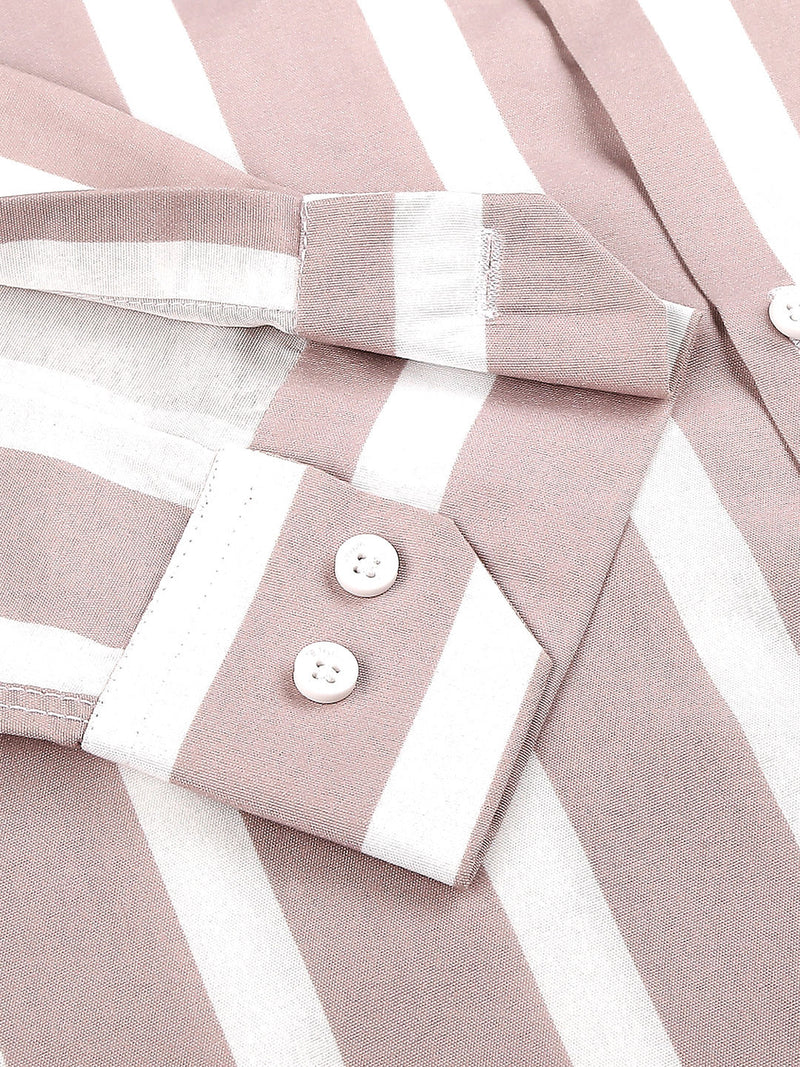 Cambridge Cotton Blend Striped Shirt for Men 4