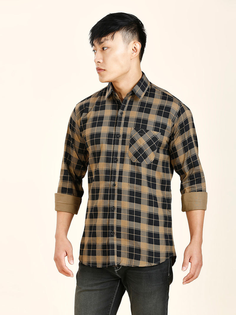 Mesa Cotton Checked Shirt for Men 5