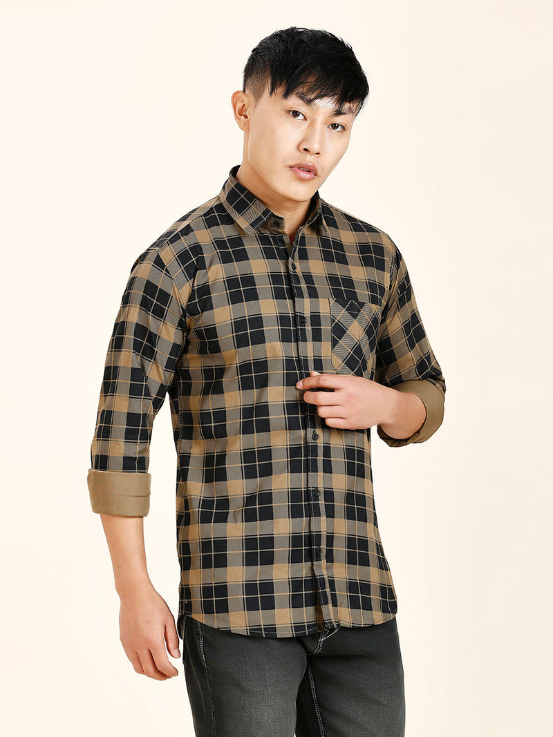 Mesa Cotton Checked Shirt for Men 6