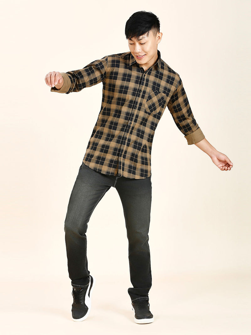 Mesa Cotton Checked Shirt for Men 8