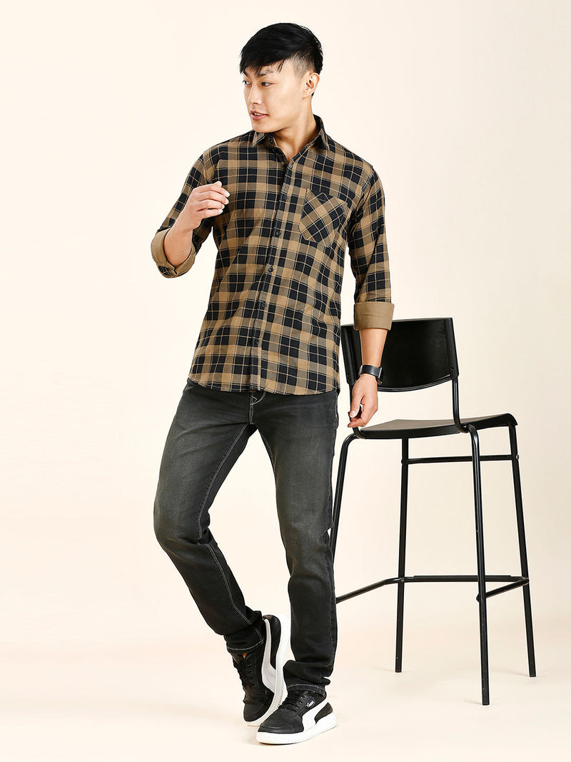 Mesa Cotton Checked Shirt for Men 9