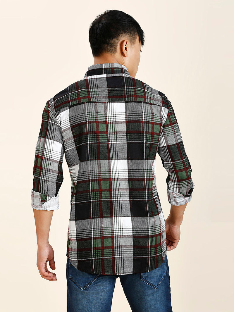 Dock Cotton Checked Shirt for Men 7
