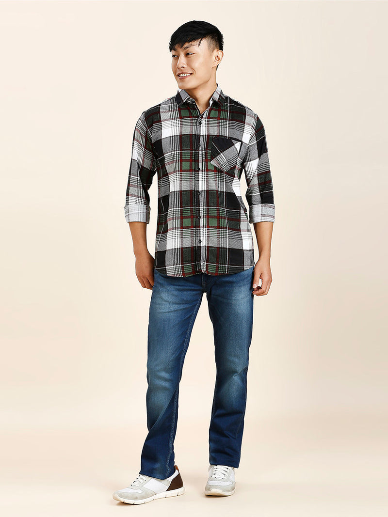 Dock Cotton Checked Shirt for Men 6