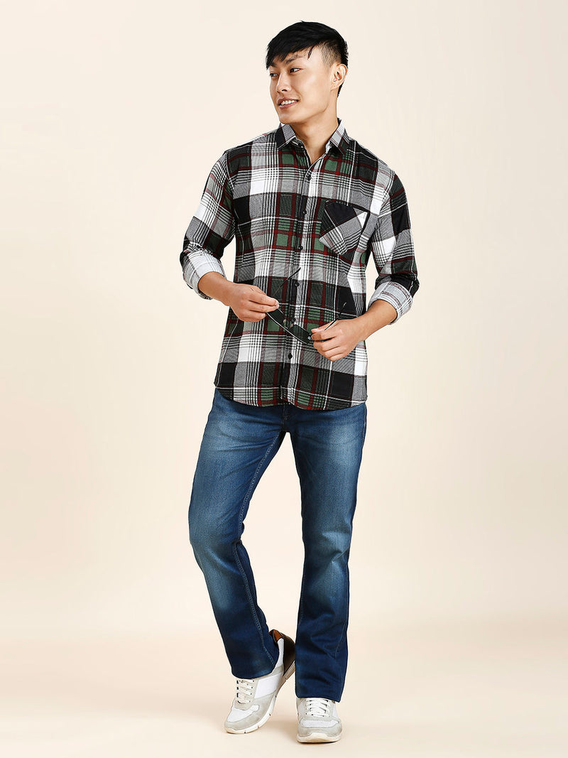 Dock Cotton Checked Shirt for Men 5