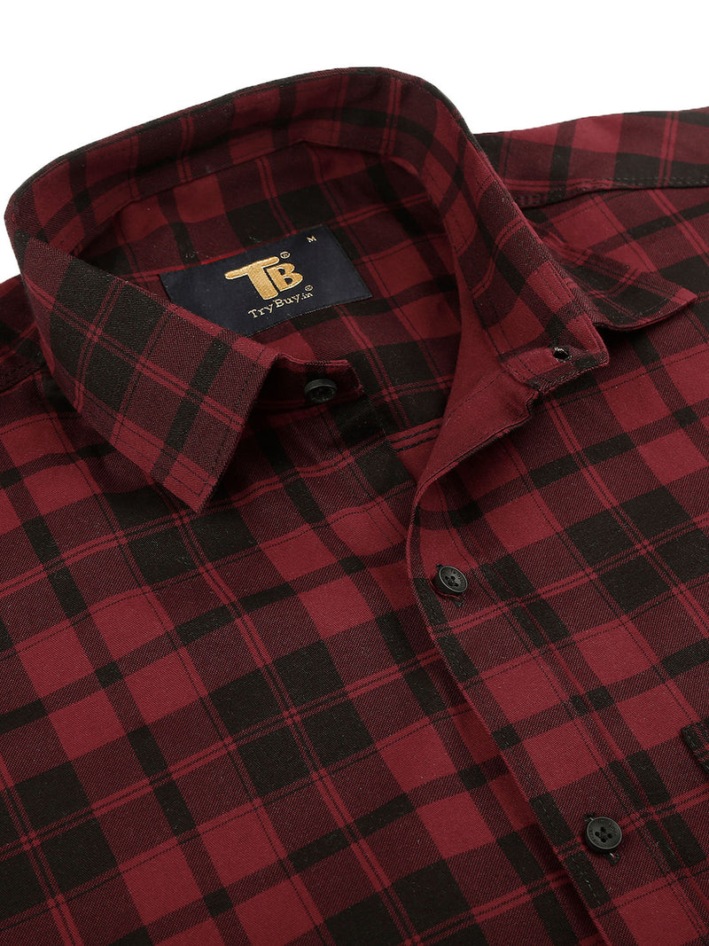 Frenso Cotton Checked Shirt for Men 4