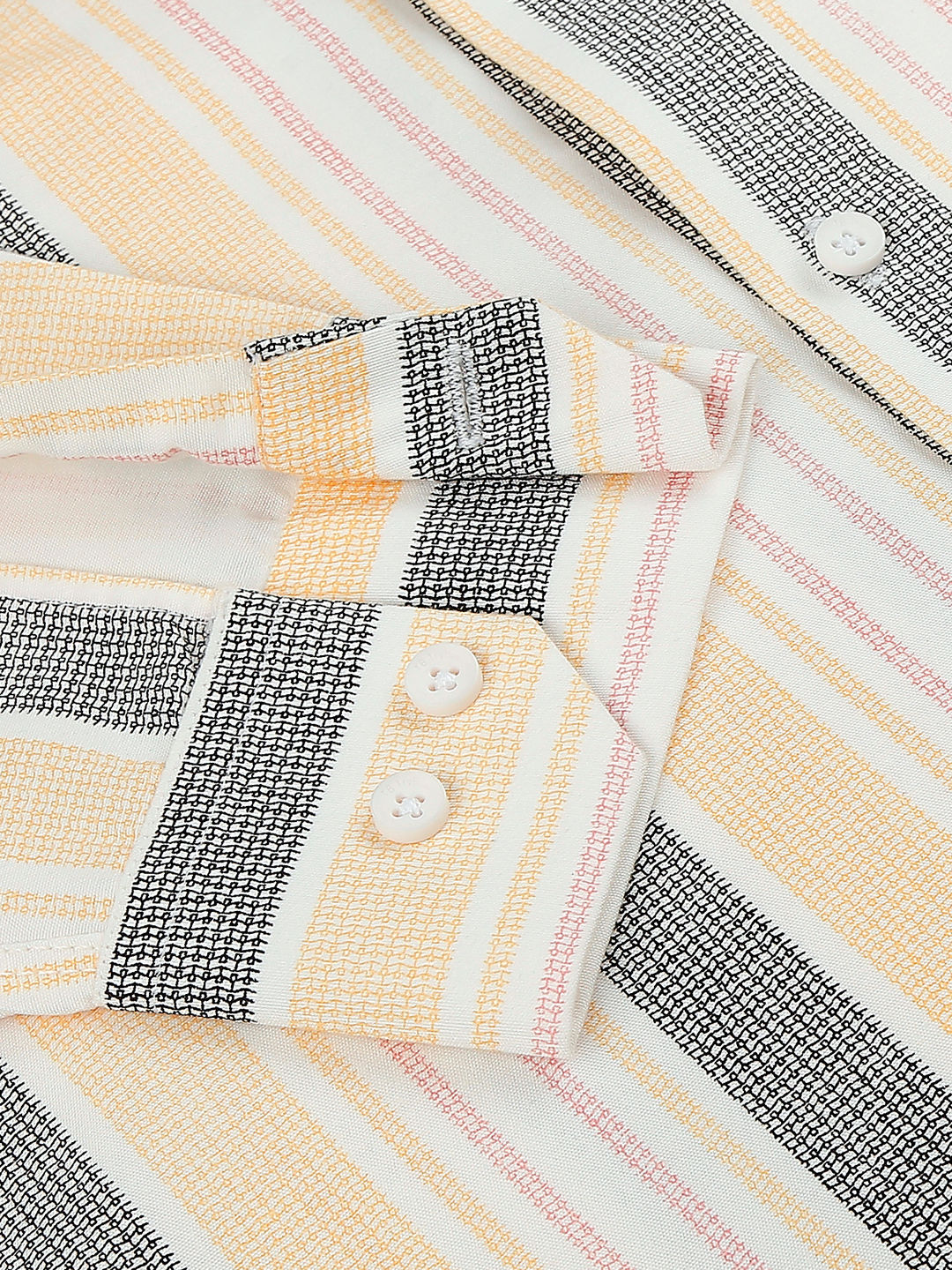 Dazzling Cotton Blend Striped Shirt for Men