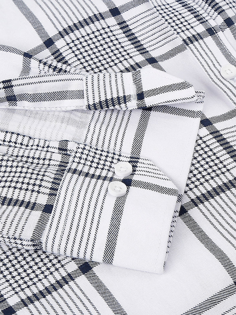 Vintage Checked Cotton Shirt for Men 9