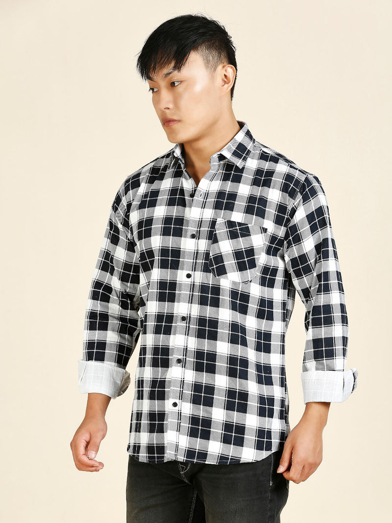 Breezy Cotton Checked Shirt for Men 9