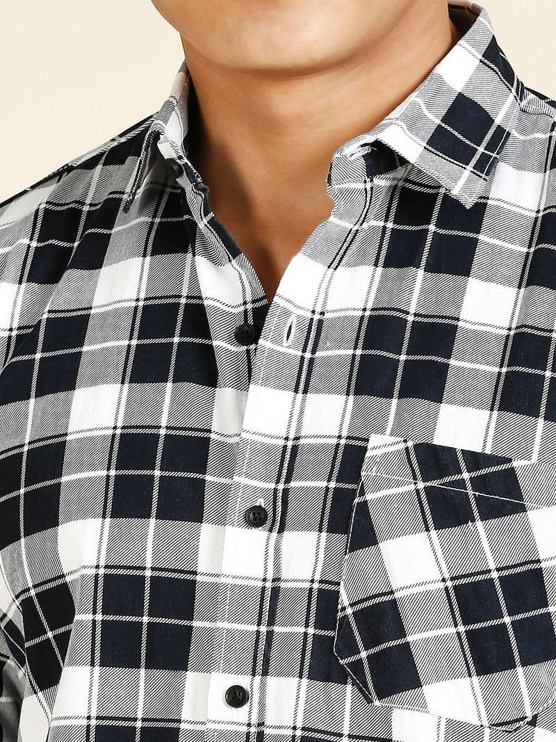 Breezy Cotton Checked Shirt for Men 6