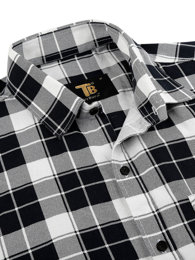 Breezy Cotton Checked Shirt for Men