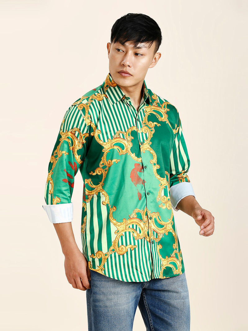 Pushpa 2 Abstract Printed Men's Shirt - TB_402 6