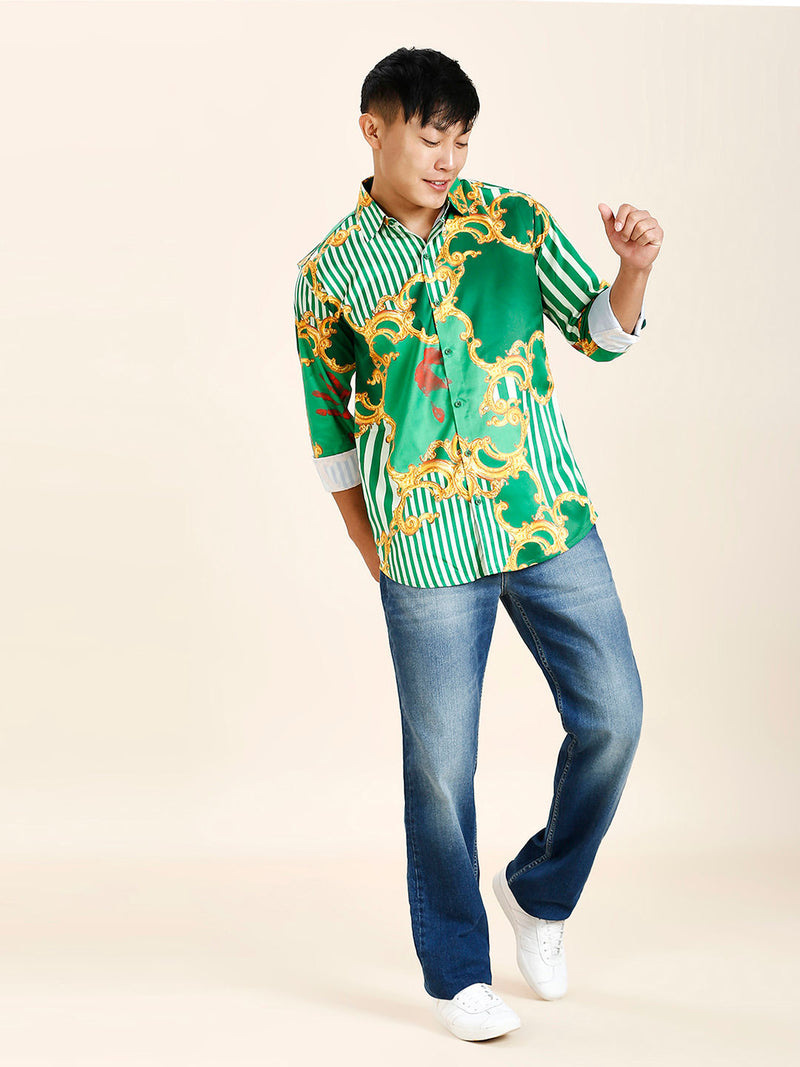 Pushpa 2 Abstract Printed Men's Shirt - TB_402 8