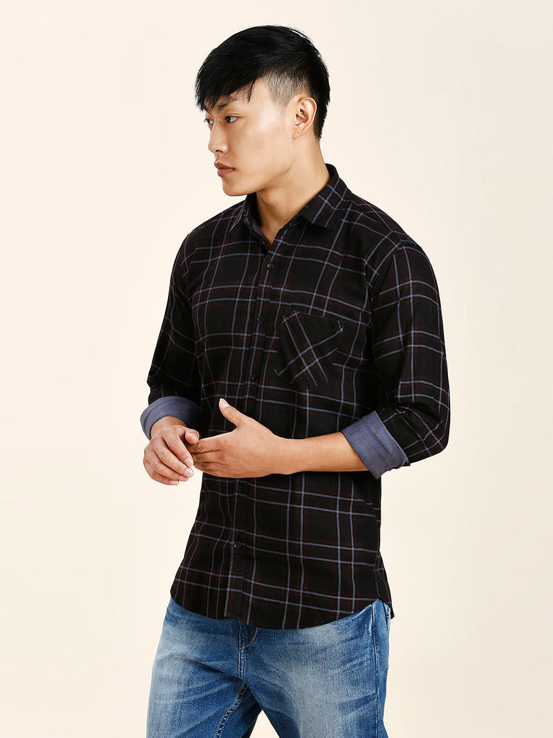 Denzy Cotton Checked Shirt for Men 5