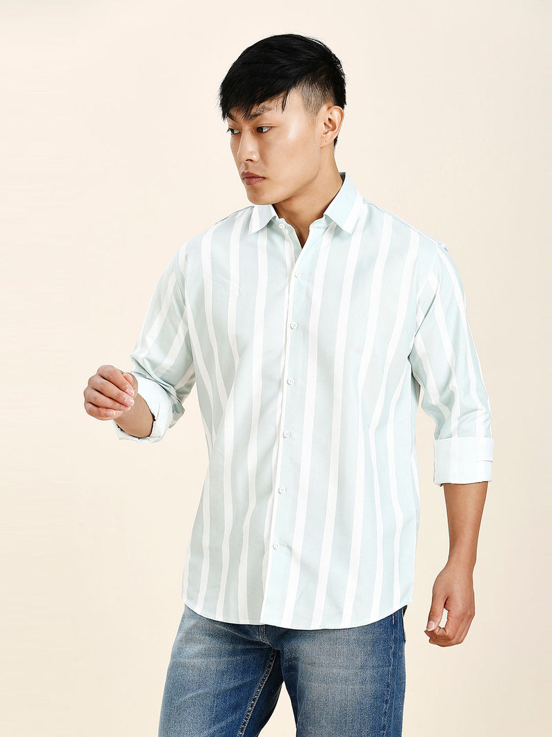 Hove Cotton Blend Striped Shirt for Men 5