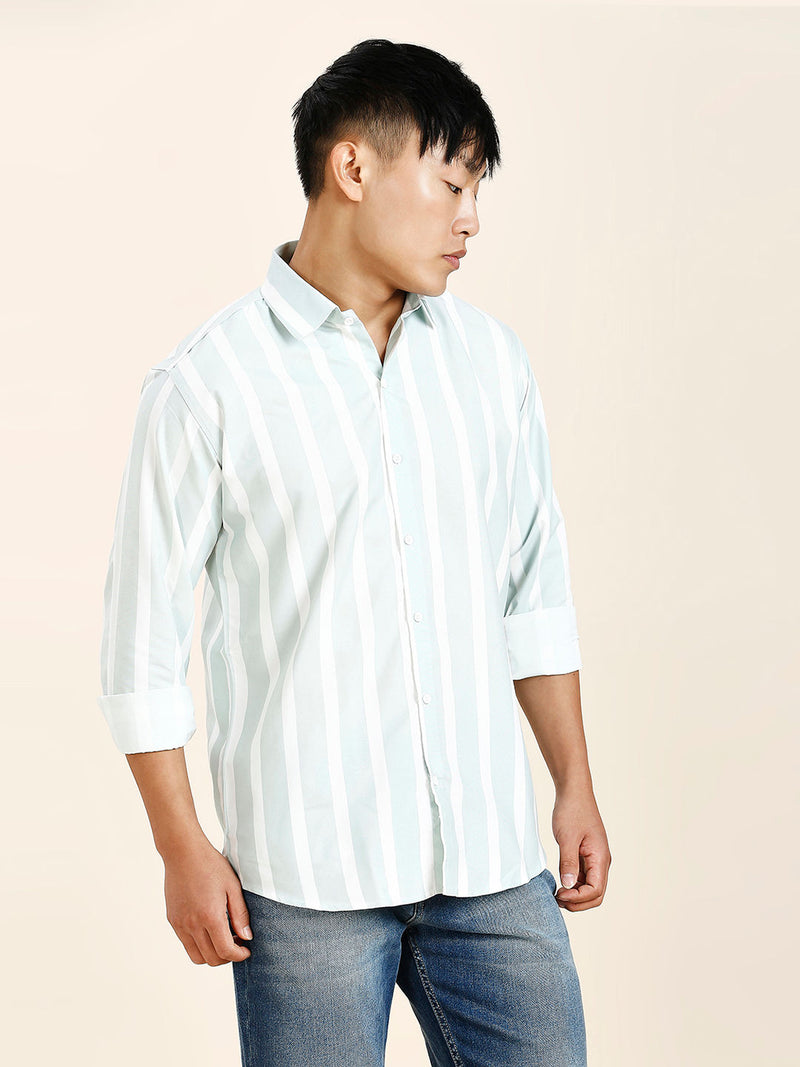 Hove Cotton Blend Striped Shirt for Men 6