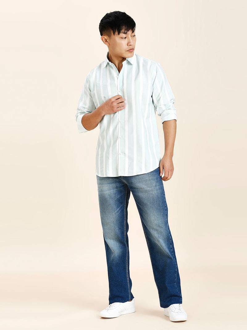 Hove Cotton Blend Striped Shirt for Men 8