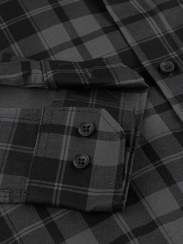 Versatile Checked Cotton Shirt for Men - TB_447