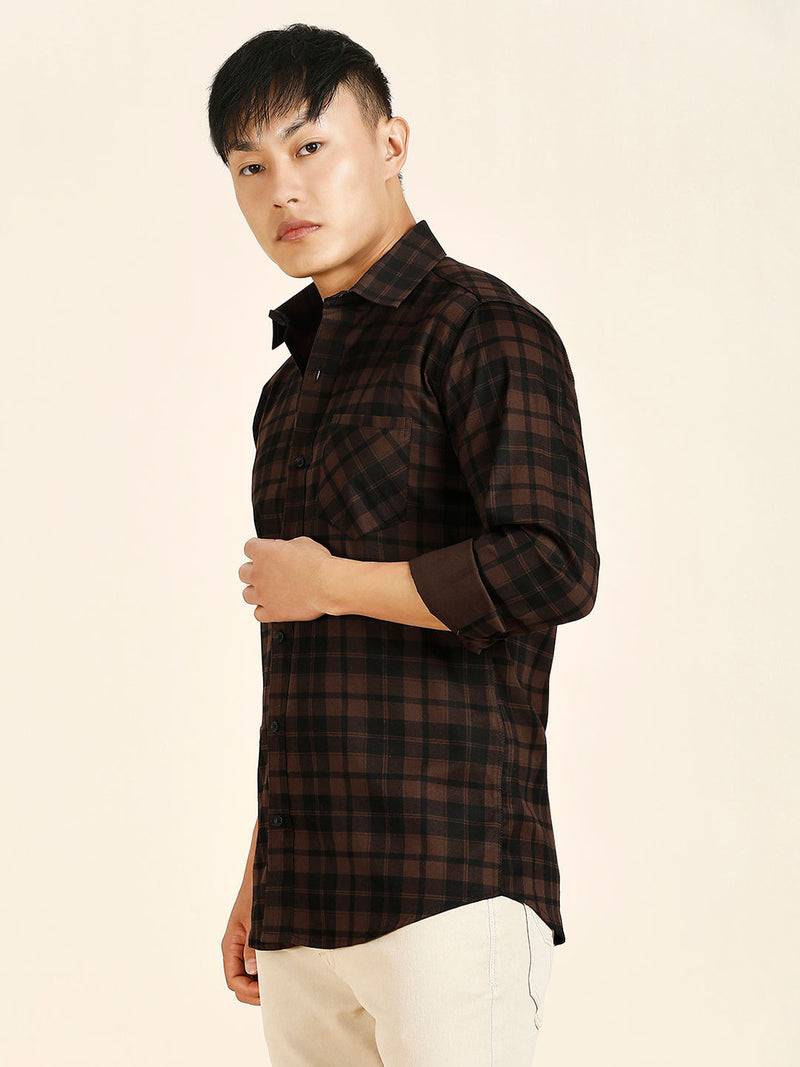 Rich Checked Cotton Shirt for Men 3