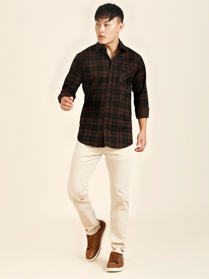 Rich Checked Cotton Shirt for Men 7