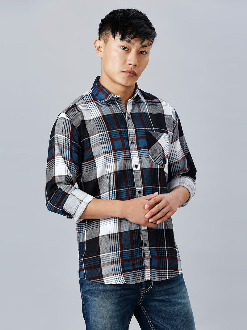 Miami Cotton Checked Shirt for Men 8