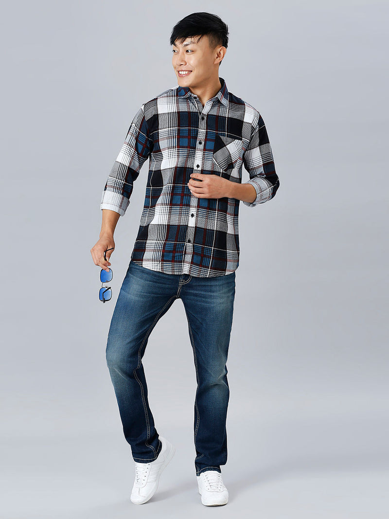 Miami Cotton Checked Shirt for Men 6