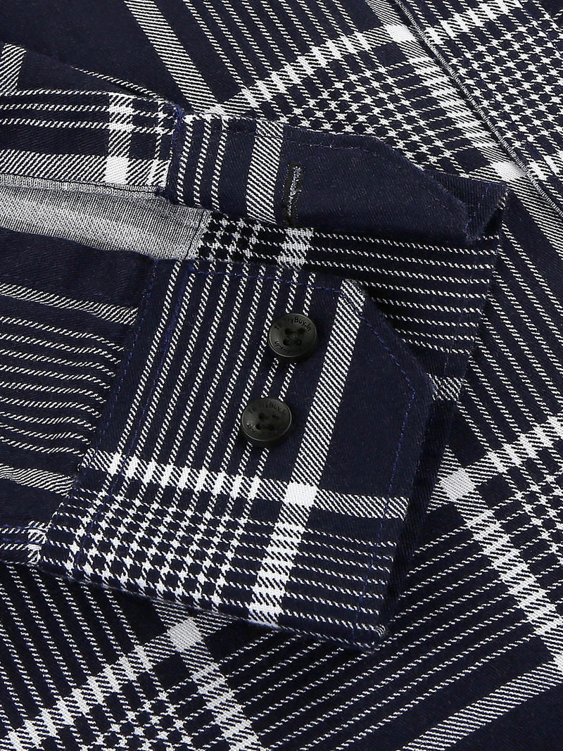 Earthy Cotton Checked Shirt for Men 3
