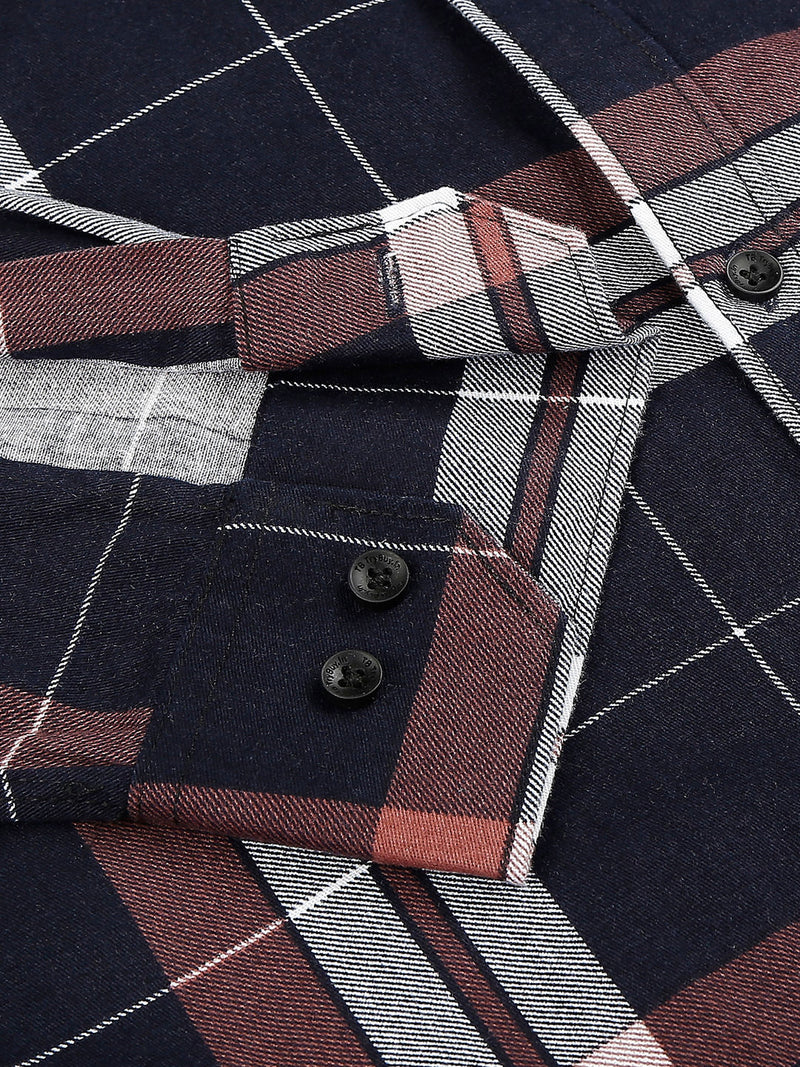 Tartan Cotton Checked Shirt for Men 4