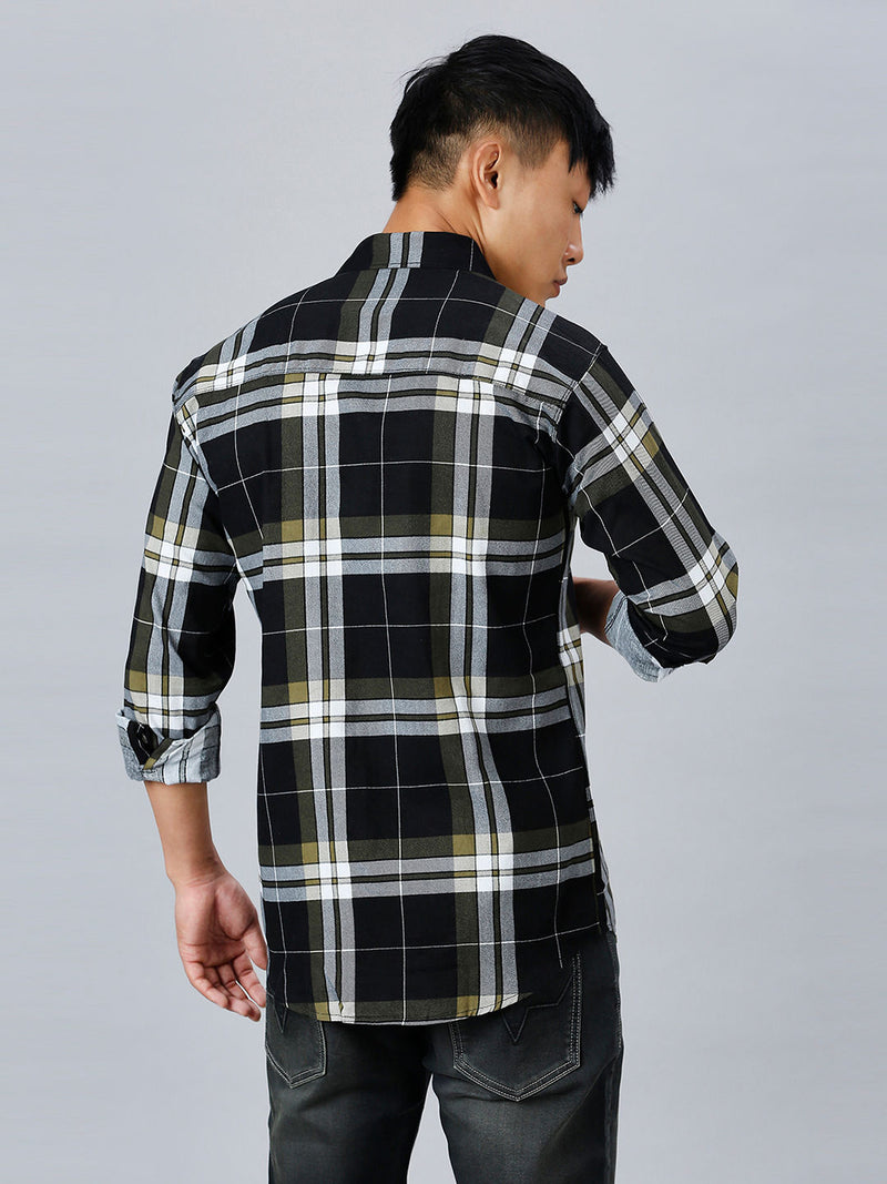Zudiq Cotton Checked Shirt for Men 7