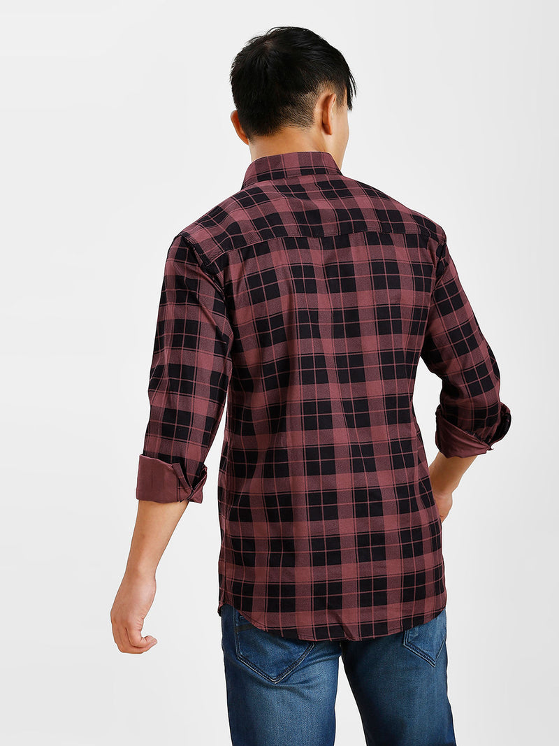 Idaho Checked Cotton Shirt for Men 7