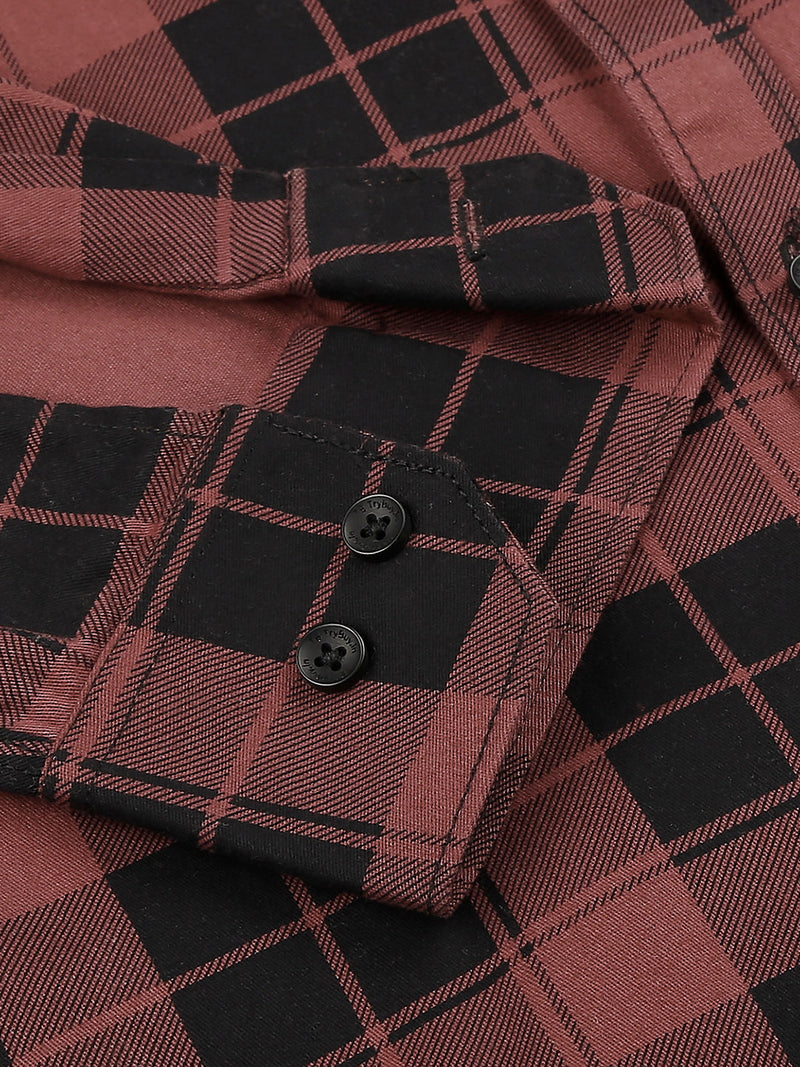 Idaho Checked Cotton Shirt for Men 3