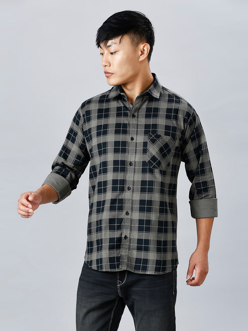 Tucson Cotton Checked Shirt for Men 5