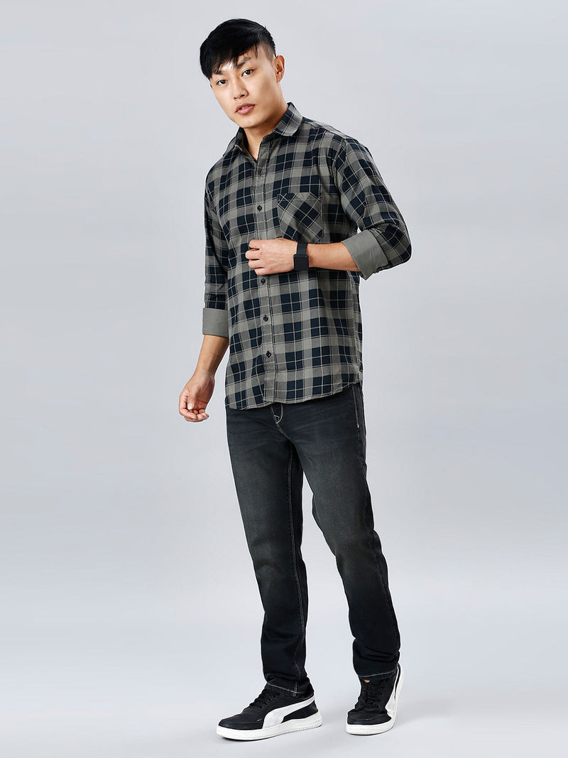 Tucson Cotton Checked Shirt for Men 9