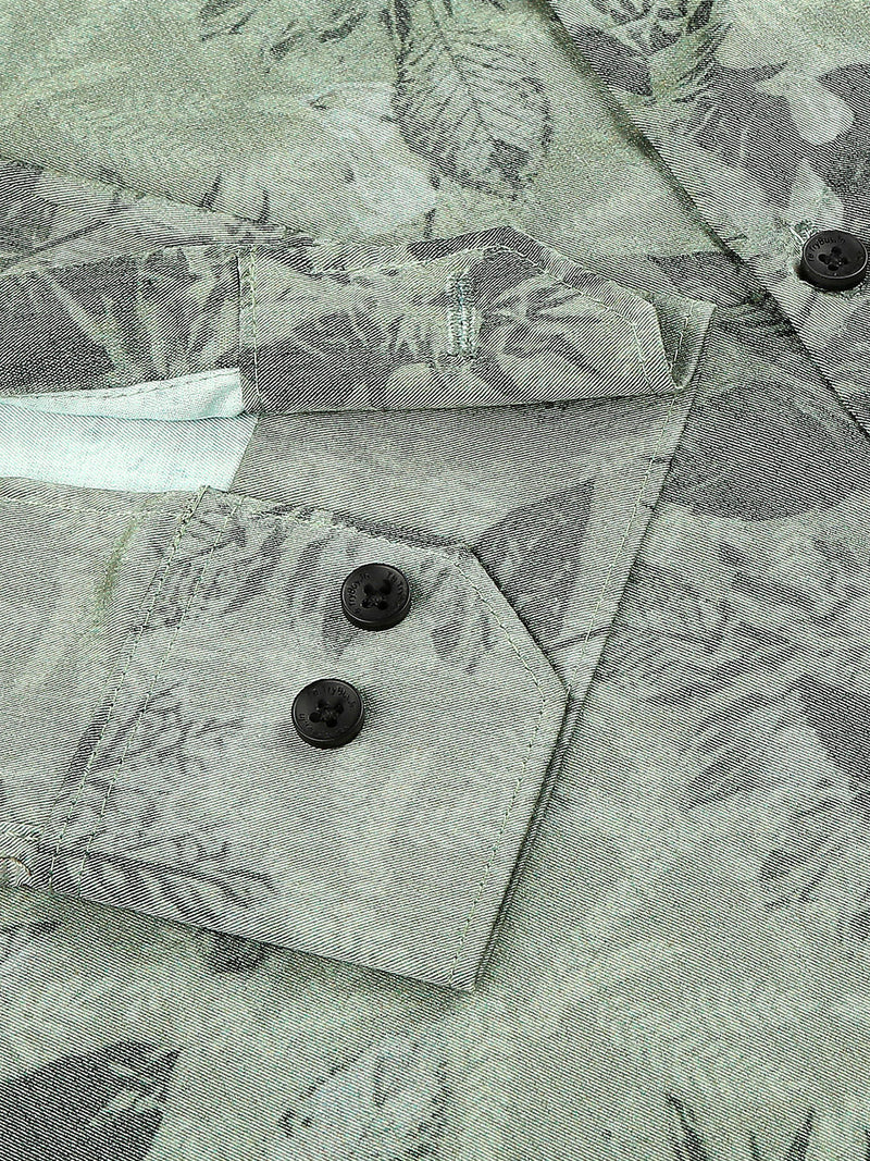Kekhire Floral Nylon Lycra Printed Shirt for Men 5