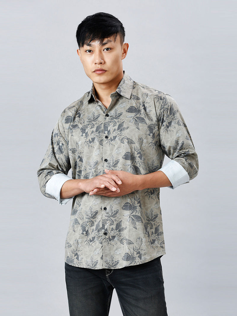 Munich Floral Nylon Lycra Printed Shirt for Men 7