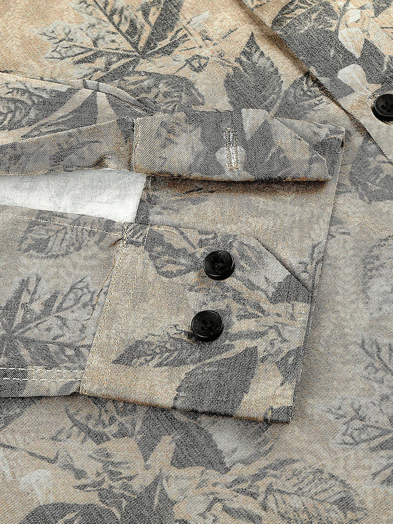 Munich Floral Nylon Lycra Printed Shirt for Men 9