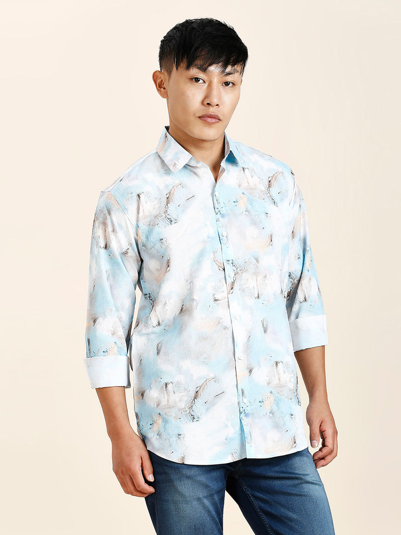 Cairo Cotton Blend Printed Shirt for Men 6