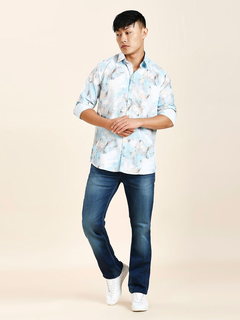Cairo Cotton Blend Printed Shirt for Men 8