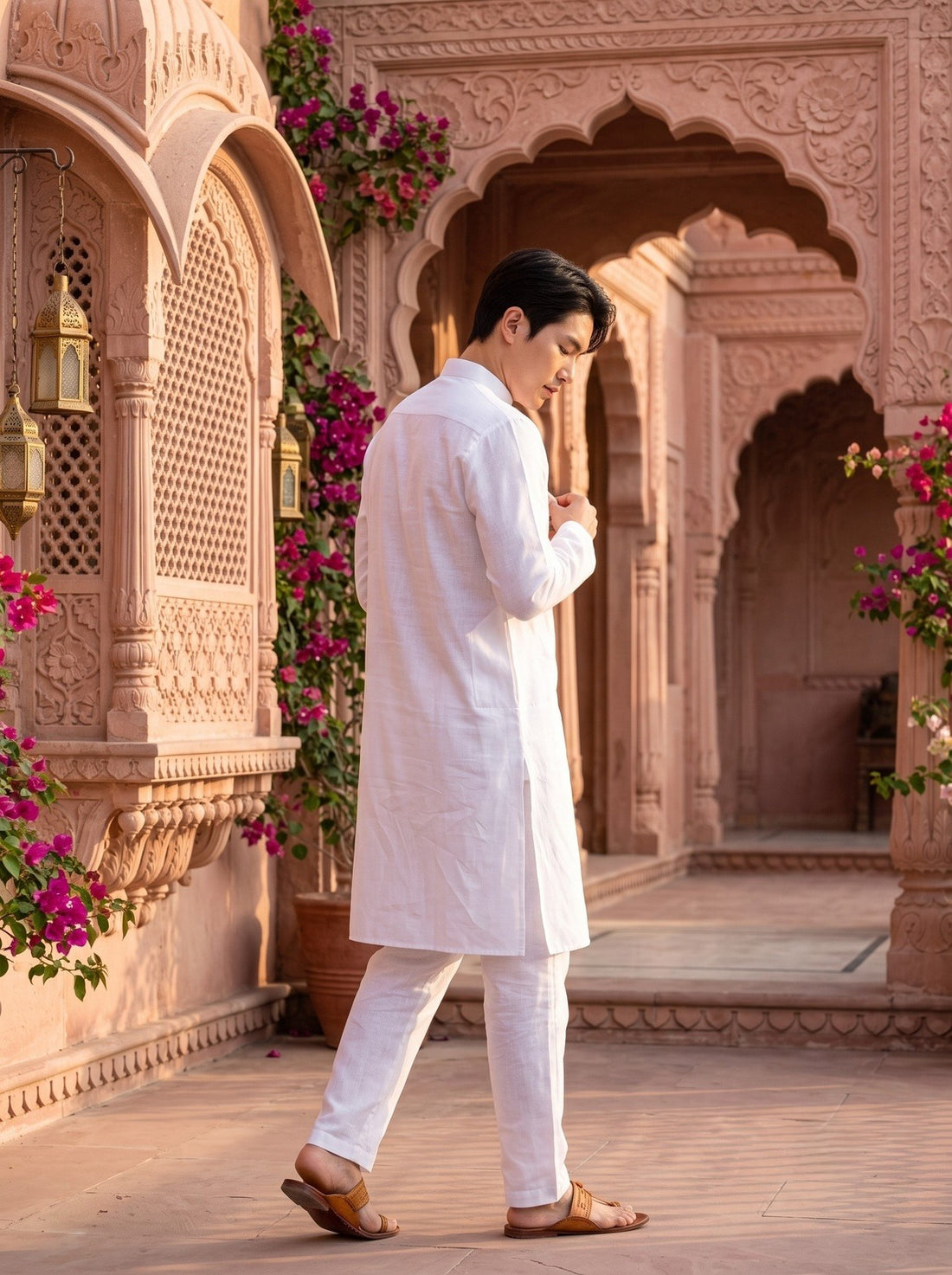 TRYBUY.IN TB_21161 white kurta pyjama set 10